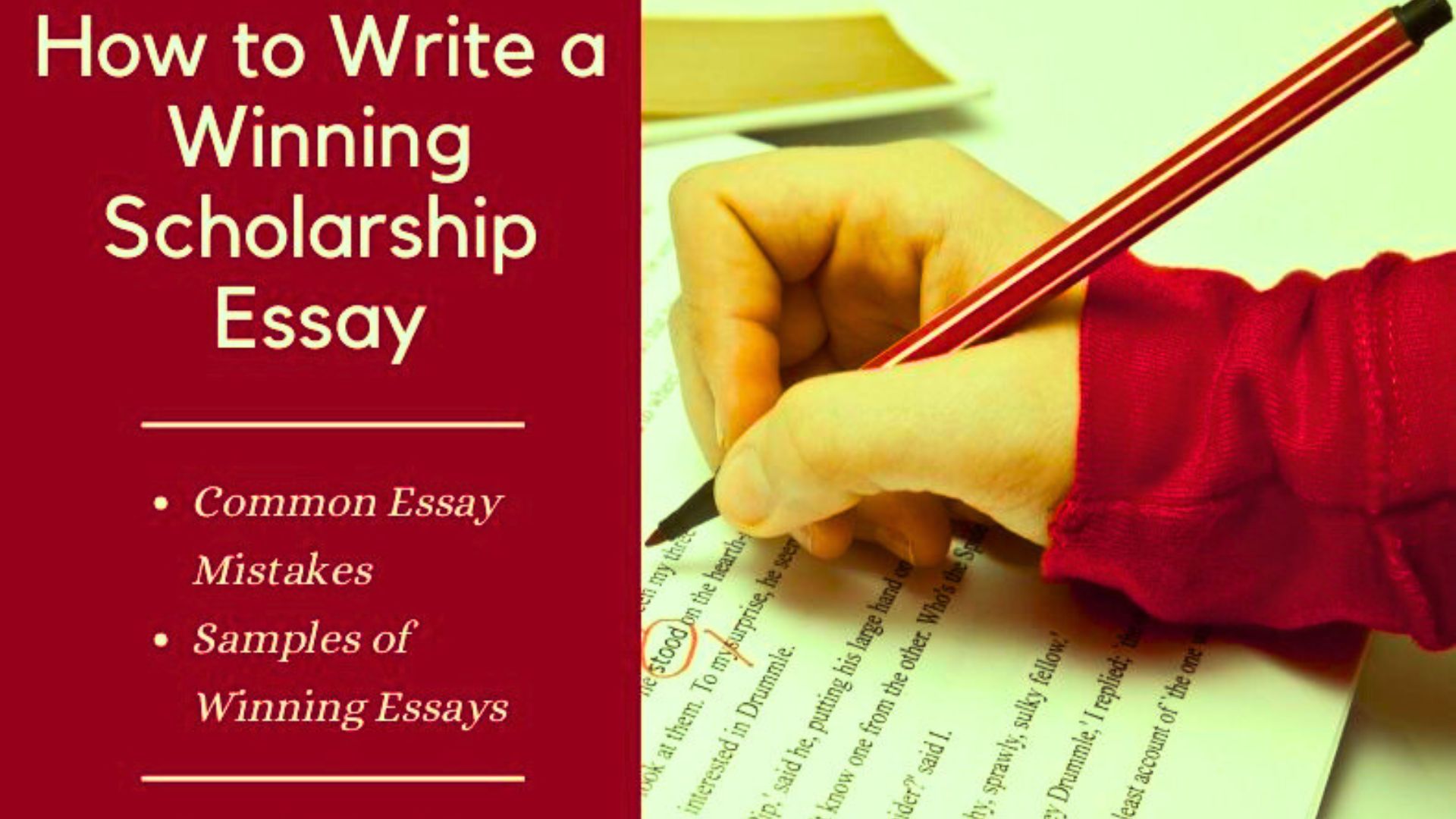 How to Write a Winning Scholarship Essay