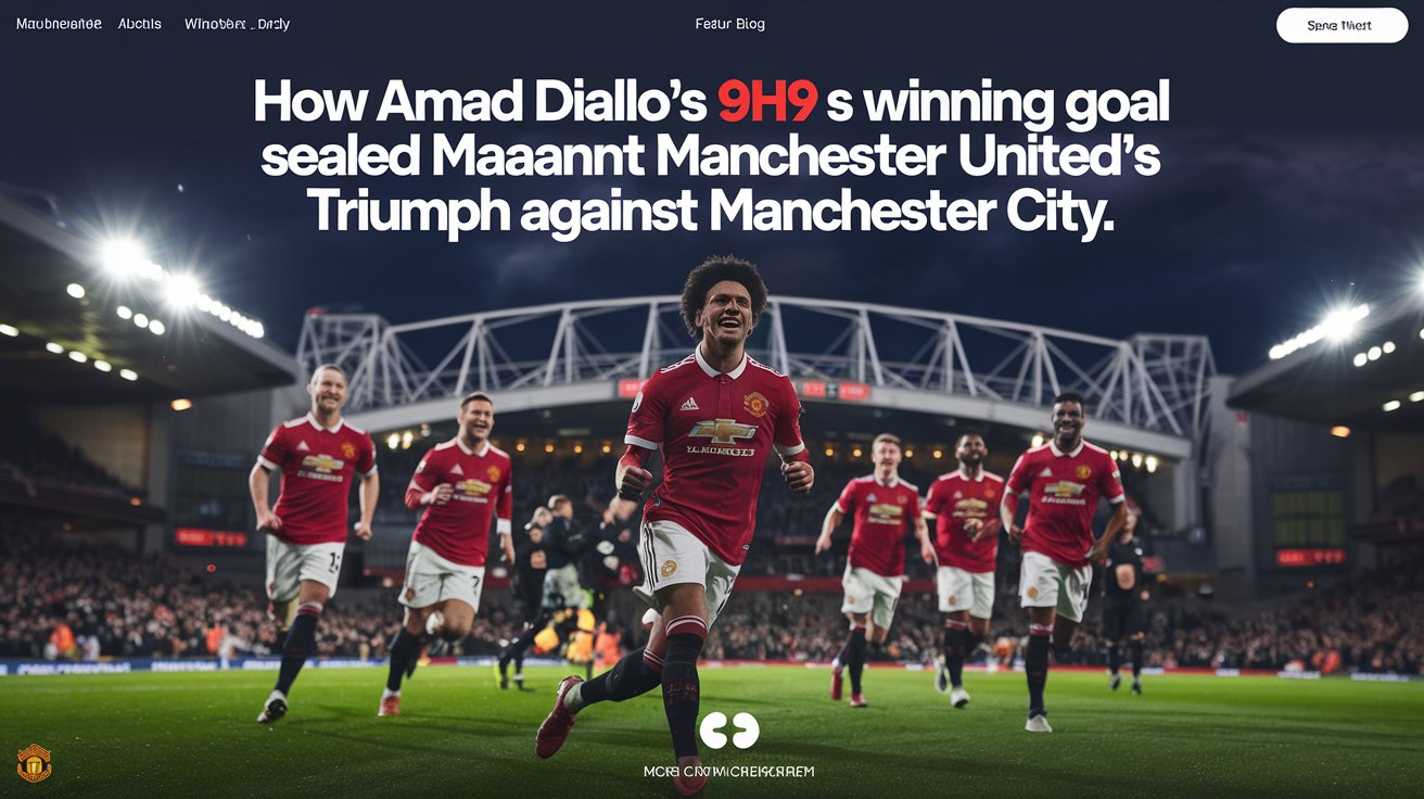 How Amad Diallo’s Winning Goal Sealed Manchester United’s Triumph Against Manchester City in December 2024